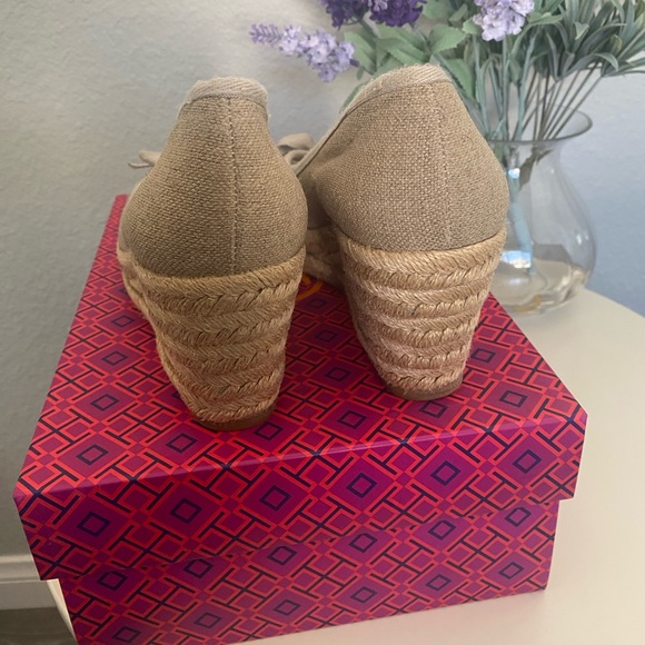 Tory Burch Jackie 75MM Espadrille Wedge size 9 - Picture 3 of 5
